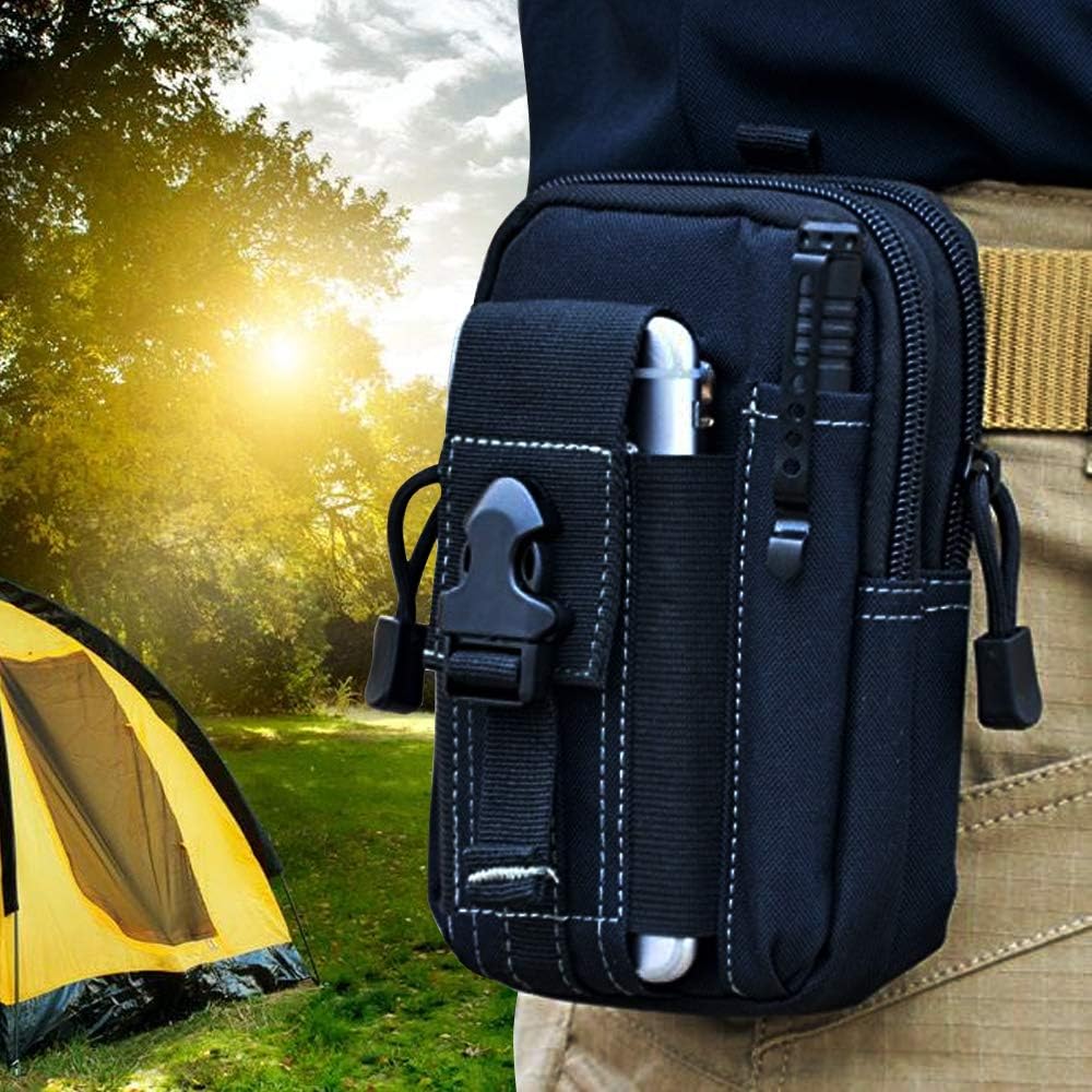 Phone Accessory - กระเป๋าคาดเอวแบบยุทธวิธี Molle กระเป๋าคาดเอวทหาร EDC อุปกรณ์จัดเก็บเครื่องมือ ซองใส่โทรศัพท์