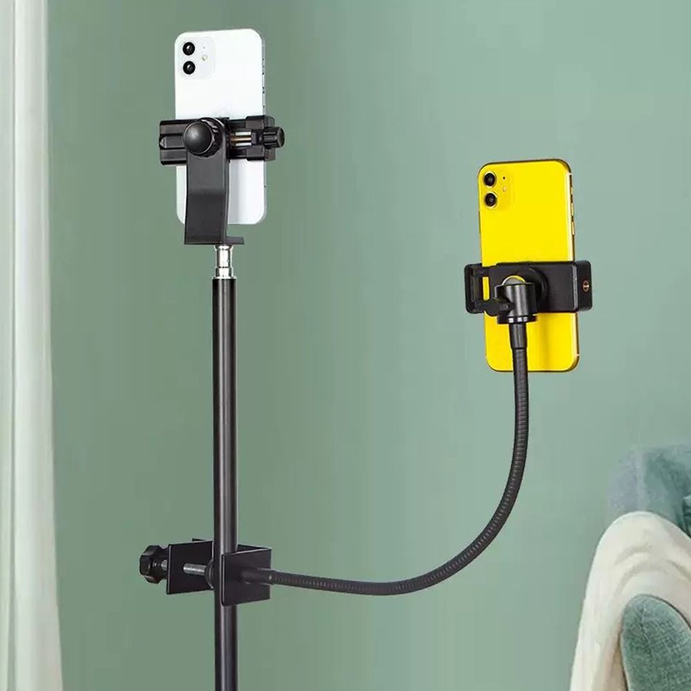 Youtube Phone Accessories - ขาตั้งกล้องแบบโมโนพอดโลหะ ท่อโลหะพร้อมสกรูขนาด 1/4 นิ้ว ขาตั้งกล้องแบบยืดหยุ่น ท่อต่อขยายน้ำหนักเบา
