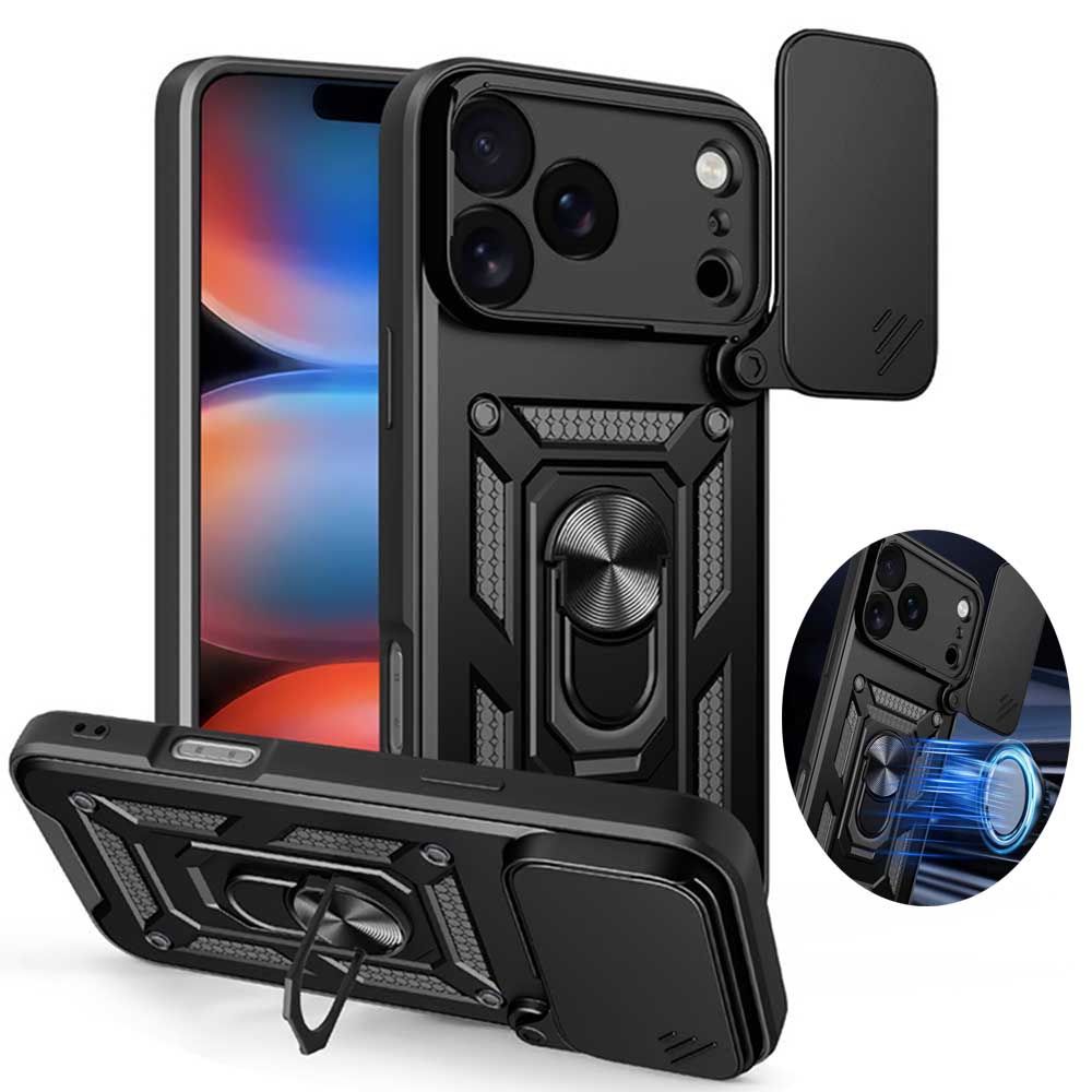 Phone Accessories Website - เคสกันกระแทกสำหรับ iPhone 17 Pro Max พร้อมที่ยึดในรถยนต์