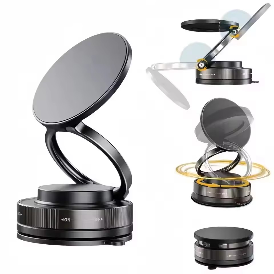 Phone Accessories Website - ที่ยึดโทรศัพท์แม่เหล็กแบบสุญญากาศสำหรับรถยนต์ รุ่นใหม่ ปี 2026 - ที่ยึดโทรศัพท์แบบถ้วยดูดสำหรับ