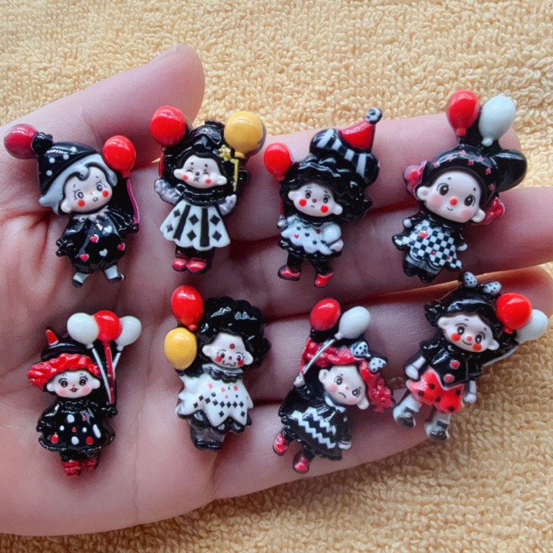 Phone Accessory - ลูกโป่งโจ๊กเกอร์ 12 ชิ้น ของเล่นเด็กทำมือ DIY เคสโทรศัพท์แบบเจลครีม