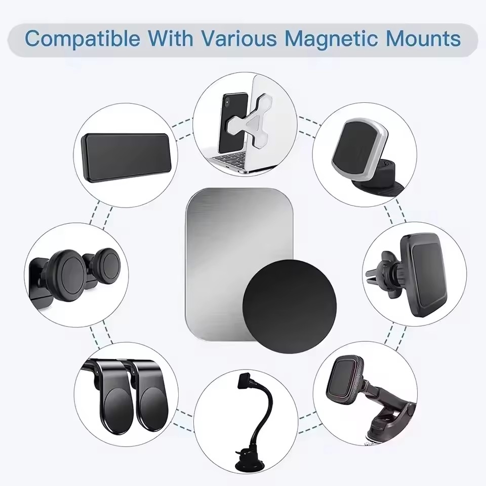 แผ่นแม่เหล็กโลหะสำหรับติดตั้งท - Phone Accessories Website บทวิจารณ์และราคา