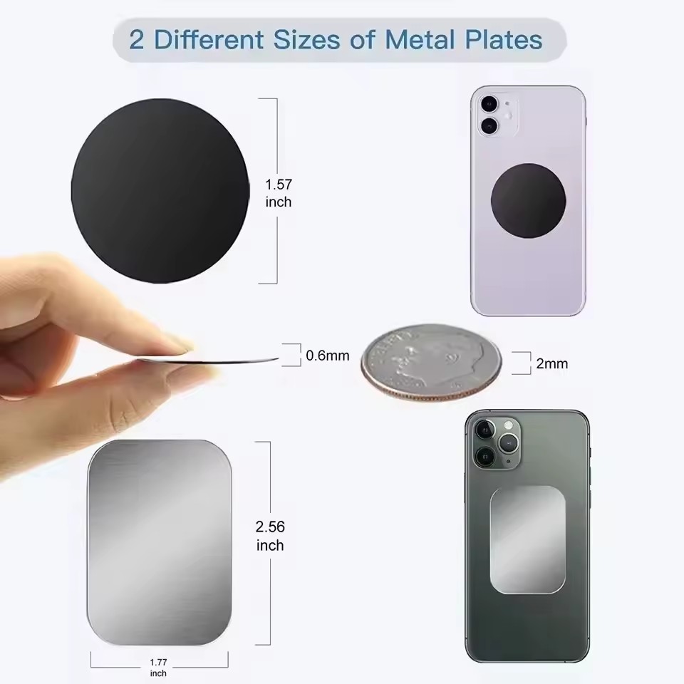 แผ่นแม่เหล็กโลหะสำหรับติดตั้งท - Phone Accessories Website บทวิจารณ์และราคา