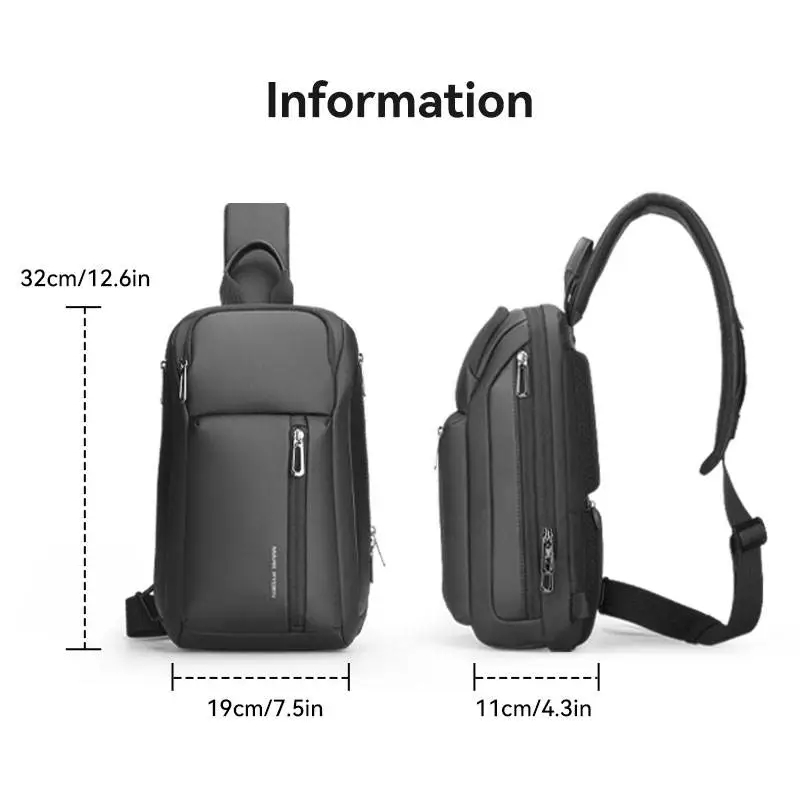 มาร์ค ไรเดนกระเป๋าคาดหน้าอกอเน - Phone Accessories For Men บทวิจารณ์และราคา