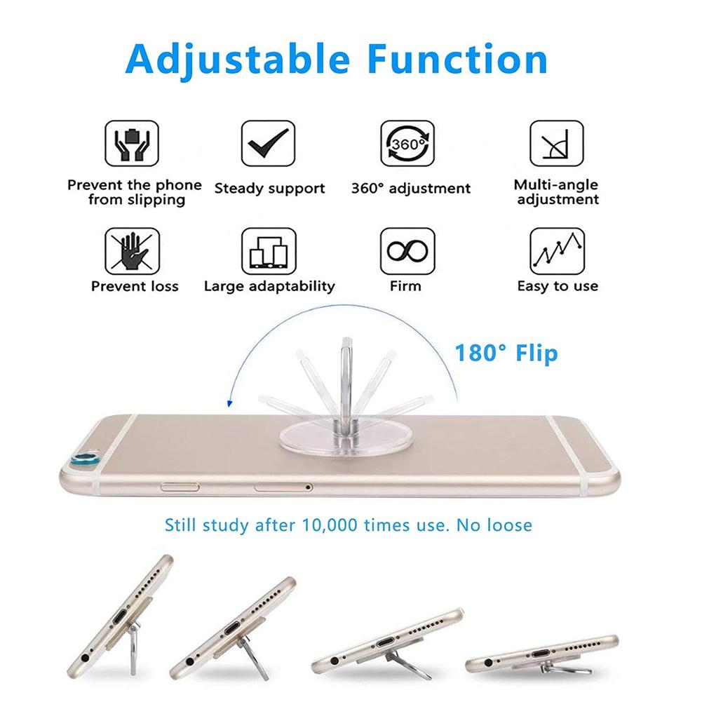 ที่วางโทรศัพท์มือถือแบบใส หมุน - Phone Accessories Ring Holder บทวิจารณ์และราคา