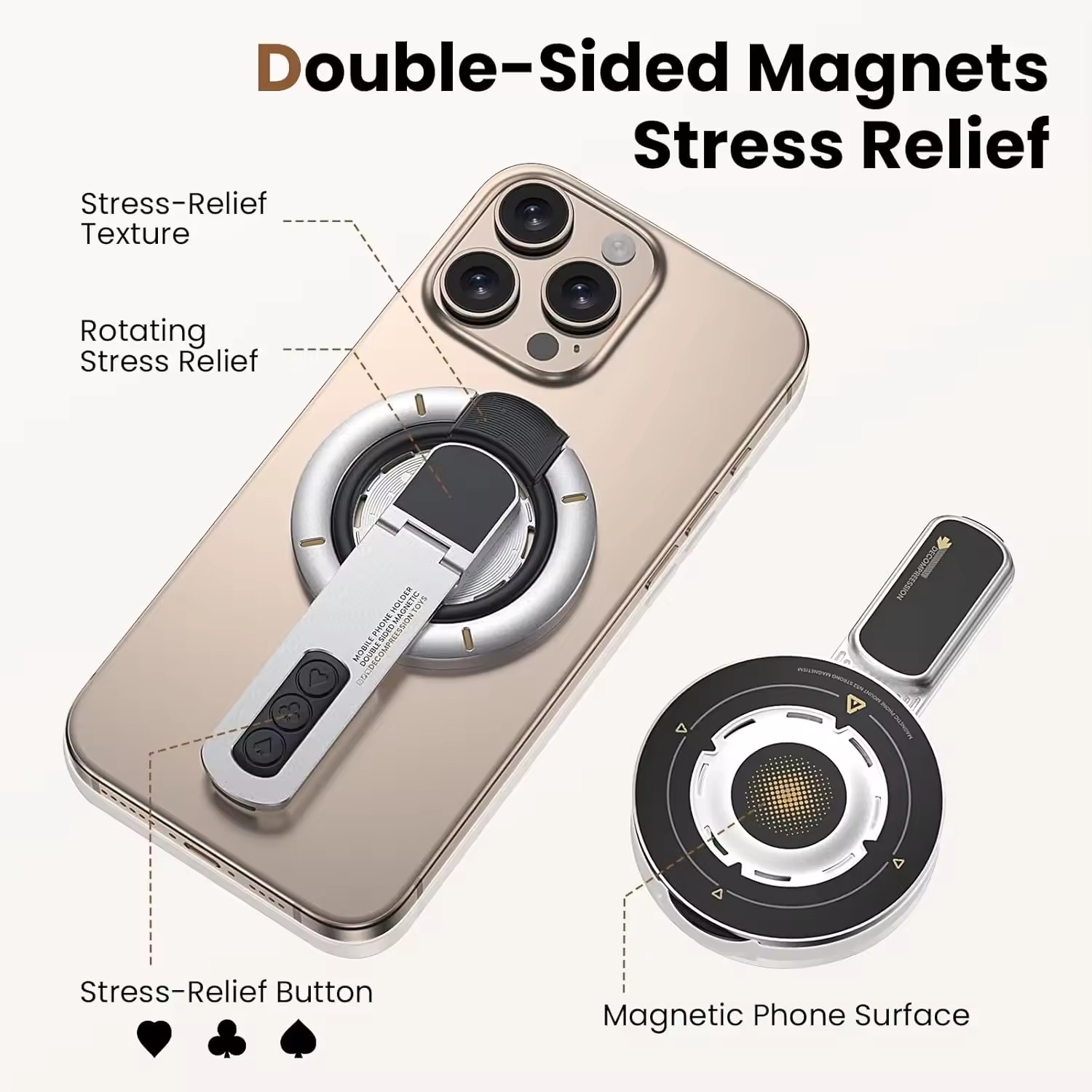 ที่วางโทรศัพท์แบบแม่เหล็กสองด้ - Phone Accessories For Men บทวิจารณ์และราคา