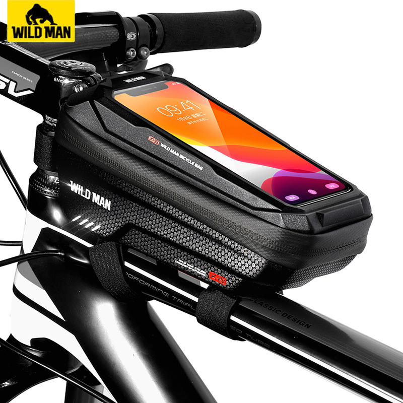 WILD MAN กระเป๋าจักรยานด้านหน้ - Youtube Phone Accessories บทวิจารณ์และราคา
