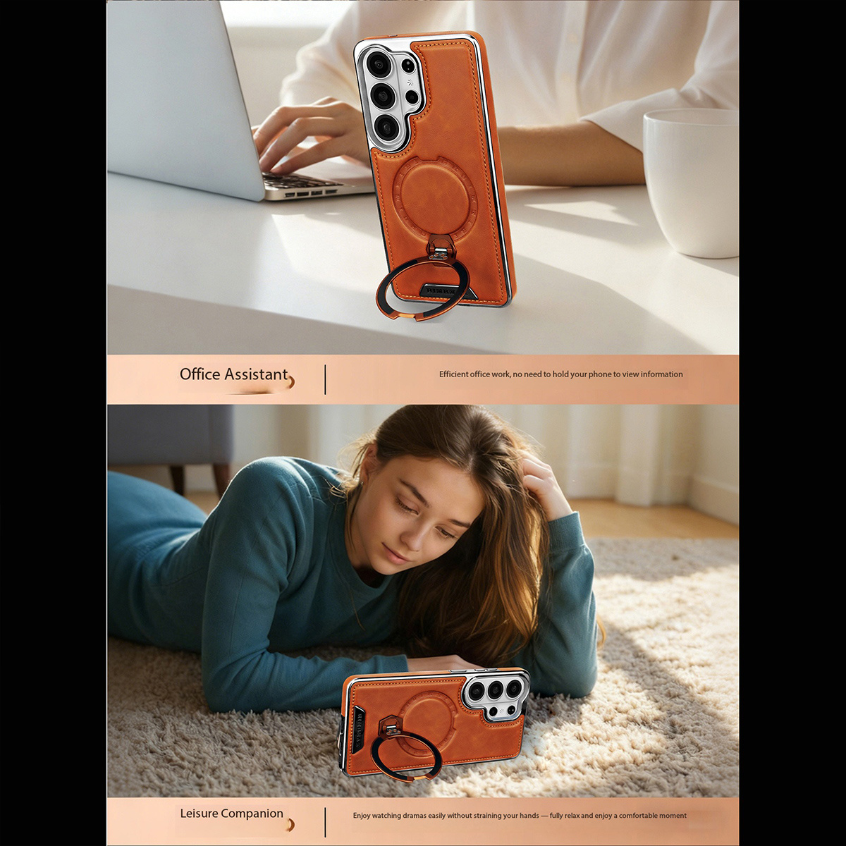 เคสโทรศัพท์หนัง PU สำหรับ Sams - Phone Accessories Ring Holder บทวิจารณ์และราคา