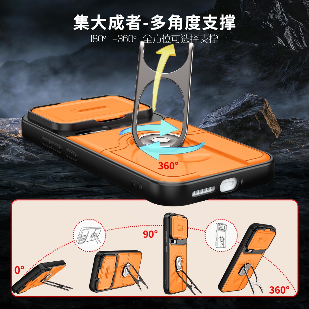 เคสโทรศัพท์พร้อมตัวป้องกันเลนส - Phone Accessories Ring Holder บทวิจารณ์และราคา