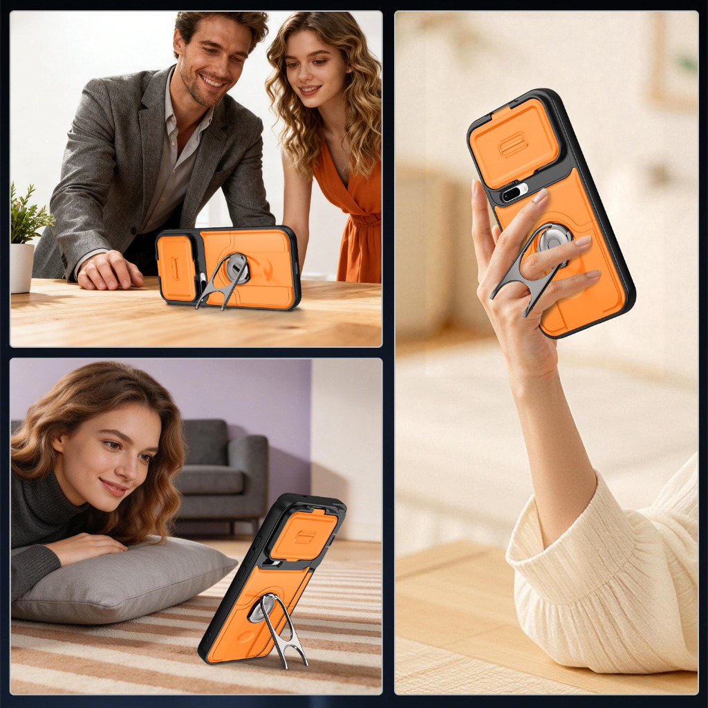 เคสโทรศัพท์พร้อมตัวป้องกันเลนส - Phone Accessories Ring Holder บทวิจารณ์และราคา