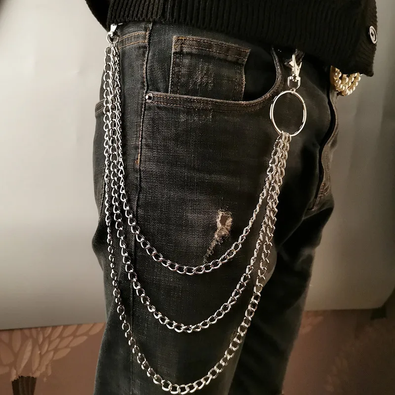 เข็มขัดโลหะแบบโซ่สไตล์พังก์ พร - Phone Accessories For Men บทวิจารณ์และราคา