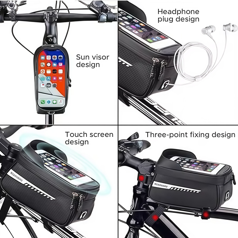 กระเป๋าเก็บโทรศัพท์ติดที่บังแด - Youtube Phone Accessories บทวิจารณ์และราคา