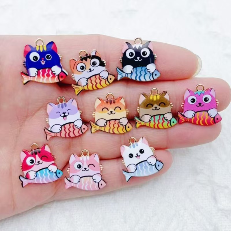 จี้โลหะผสมลายการ์ตูนแมวน่ารักก - Phone Accessory บทวิจารณ์และราคา