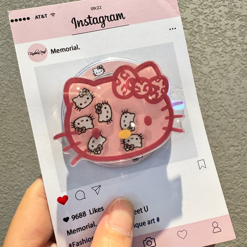 แฟชั่น INS Kawaii Hello Kitty  - Phone Accessories Ring Holder บทวิจารณ์และราคา
