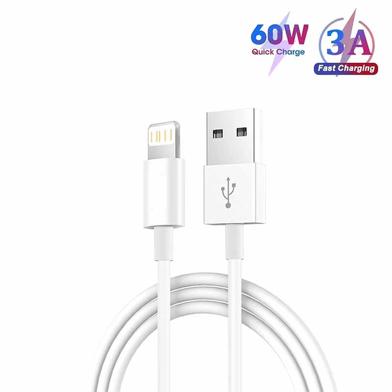 3A USB AถึงLightningสําหรับiPh - Phone Accessories Online บทวิจารณ์และราคา