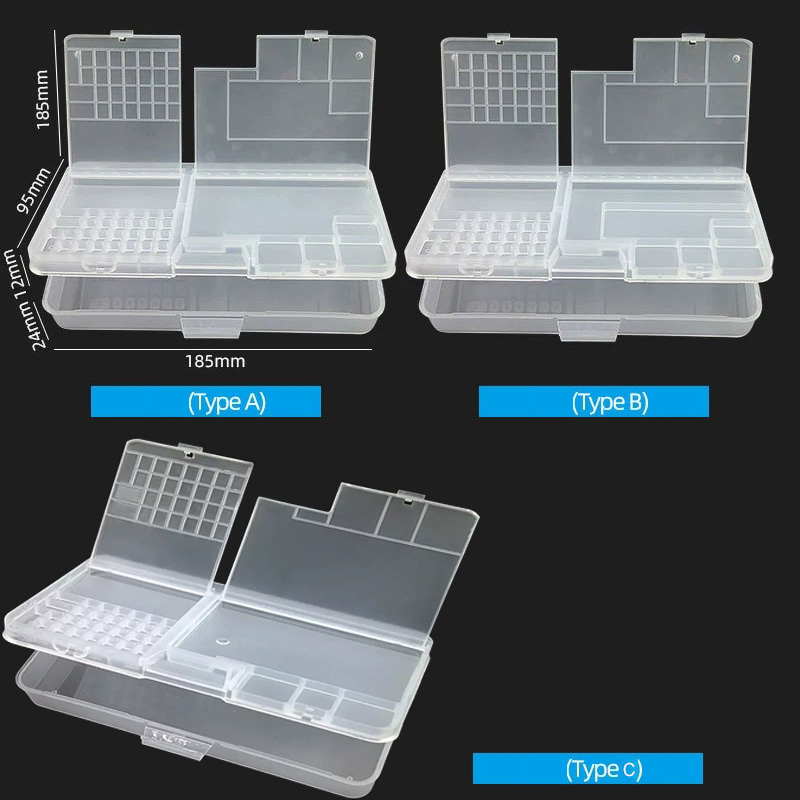 กล่องเก็บส่วนประกอบพลาสติกใสแบ - Phone Accessories And Repairs บทวิจารณ์และราคา